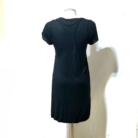 Black Cotton lightweight Summer dress Size S/M - Picture 3 of 6